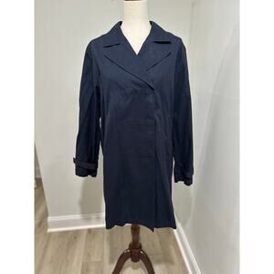 Lauren Ralph Lauren Womens Coat Navy Blue Lauren Marine Supply RL Jacket Size L